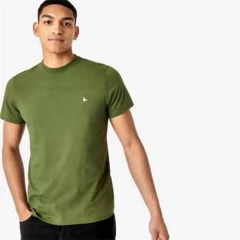 image of Jack Wills Sandleford Classic T-Shirt - Khaki