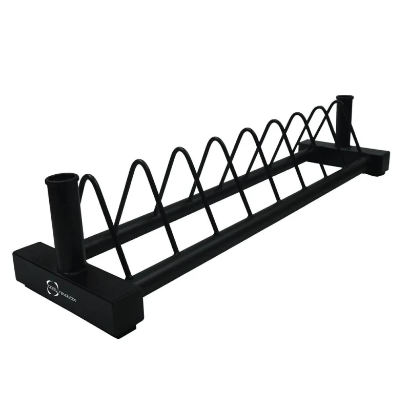 Image of Body Revolution Olympic Bumper Weight Rack Black