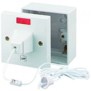 Image of Wickes 45A Shower Control and Pattress