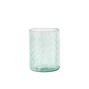 image of Gallery Interiors Lorlei Recycled Vase in Green / Medium