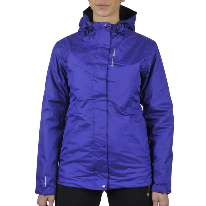 Image of Womens double fleece windbreaker Peak Mountain Ajik Bleu Female XL