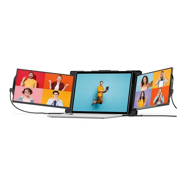 Image of Mobile Pixels TRIO Max 14.1 Full HD Portable Monitor 101-1004P04 Metallic black