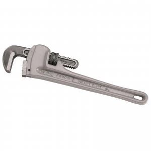 image of Facom Light Alloy Offset American Type Pipe Wrench 350mm