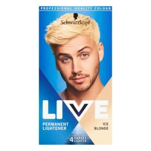 image of Schwarzkopf Live Men Ice Blonde 00B Permanent Hair Dye