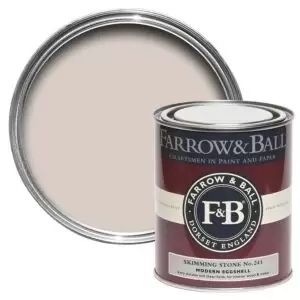 image of Farrow & Ball Modern Skimming Stone No. 241 Eggshell Paint, 0.75L