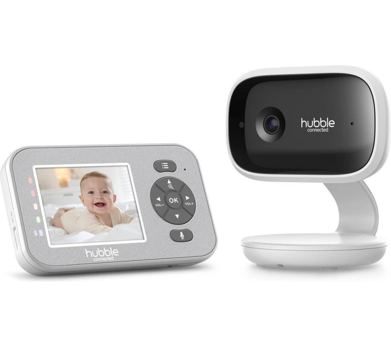 Image of HUBBLE Nursery Explore 2.8 Smart Baby Monitor - White 3700601429572