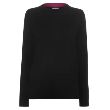 image of Linea Merino Crew Neck Jumper - Black