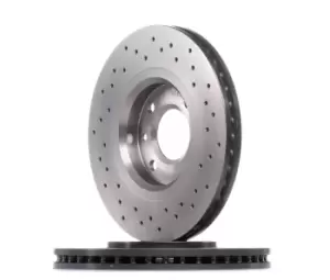 Image of BREMBO Brake disc OPEL,PEUGEOT,CITROEN 09.9619.1X 1606401480,1618862780,4246W2 Brake rotor,Brake discs,Brake rotors 424918,424984,4249J6,E169142
