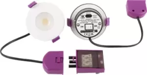 Image of KnightsBridge SpektroLED Fixed CWA - Fire Rated IP65 Downlight with 2x Wattage and 4x CCT