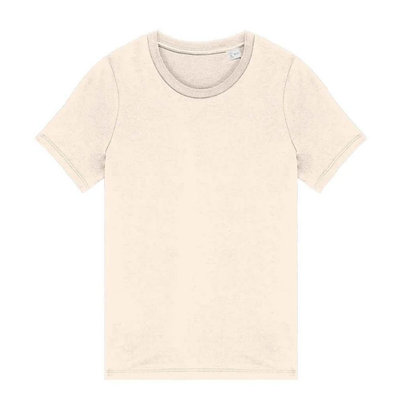 Image of Native Spirit Plain Dark Red T-Shirt in Ivory Size: 4-6 Years Ivory Unisex 4-6 Years