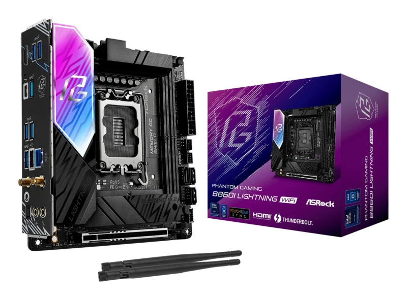 Image of Asrock B860I Lightning WIFI (LGA 1851) DDR5 ITX Motherboard