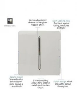 Image of Trendiswitch 1 Gang 2 Way 10 Amp Switch Std White