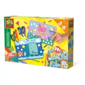 Image of SES CREATIVE I Learn To Stick and Recognize Shapes Set, 3 to 6 Years (14632)