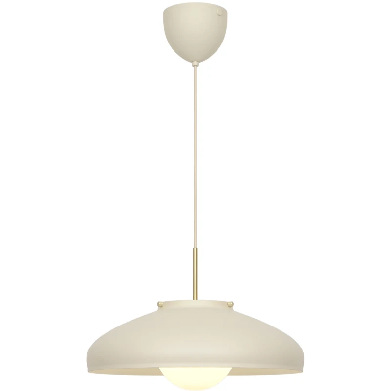 Image of Nordlux Latif Pendant Light Beige Metal Dining Room E14 Mains 40cm Beige Unisex