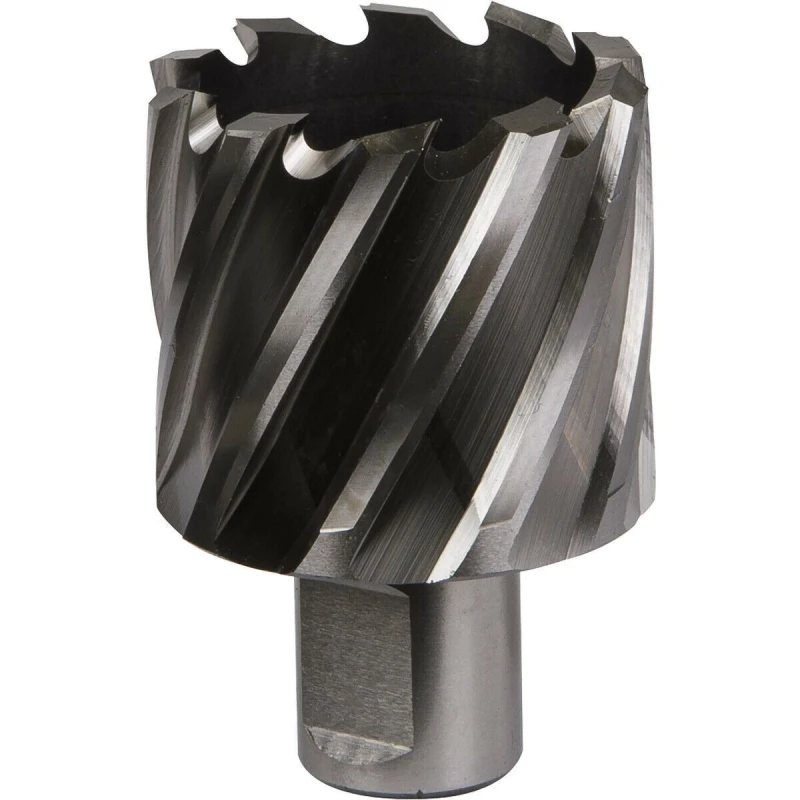 Image of Loops 42mm x 25mm Depth Rotabor Cutter - M2 Steel Annular Metal Core Drill 19mm Shank Metallics