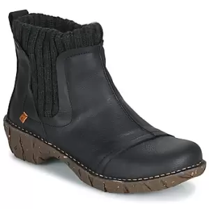 image of El Naturalista YGGDRASIL womens Mid Boots in Black,9