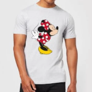 Image of Disney Mickey Mouse Minnie Split Kiss T-Shirt - Grey - 3XL