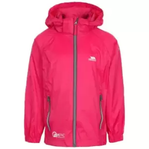 Image of Trespass Childrens/Kids Qikpac X Unisex Packaway Jacket (9/10 Years) (Cassis)