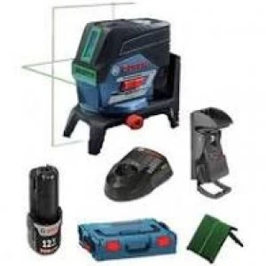 Bosch GCL 2-50 CG 12v Green Beam Combi Laser 1 x 2ah Li-ion Charger Case