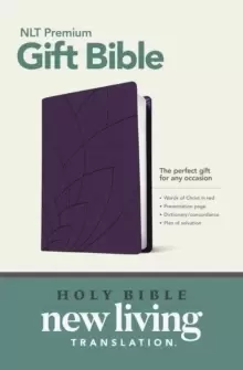 Image of NLT Premium Gift Bible, Purple