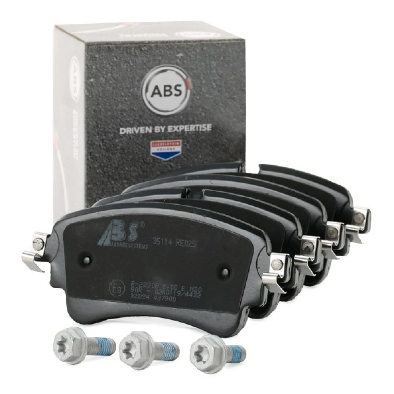 Image of A.B.S. 35114 Brake pad set prepared for wear warning indicator Brake Pad Set,disc brake (402)