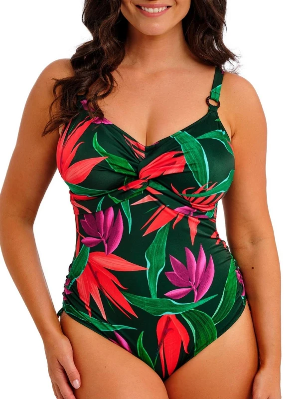 Image of Fantasie FANTASIE PICHOLA TWIST FRONT SWIMSUIT MAN - Fantasie - Size: 36E MAN Female 36E XY50718