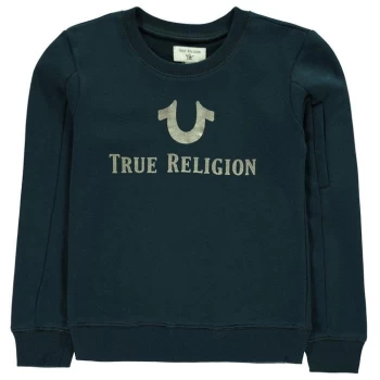 Image of True Religion Junior Boys Big Logo Sweatshirt - Blue