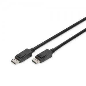 image of ASSMANN Electronic AK-340106-010-S DisplayPort cable 1m Black