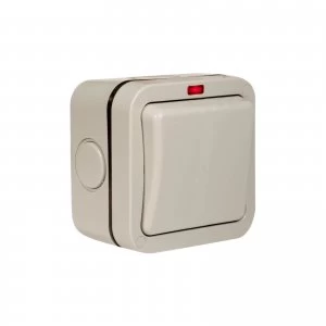 Image of Bg Electrical Wp12-01 20A 20Ax Outdoor Switch Ip66 1G 2 Way
