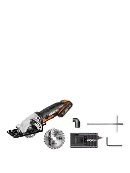 image of Worx 20V Cordless Compact 85Mm Circular Saw : Wx527