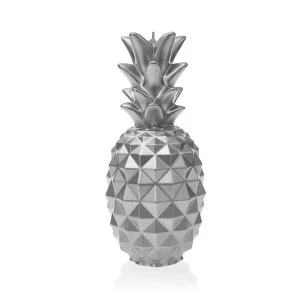 Image of Silver Large Pineapple Candle