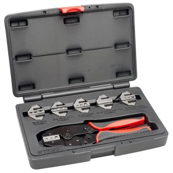 image of Anvil AV-CRMPKIT Professional Quick Interchangeable Ratchet Crimp ...