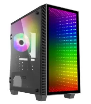 image of GameMax Abyss Mini Mid Tower Gaming Case - Black USB 3.0