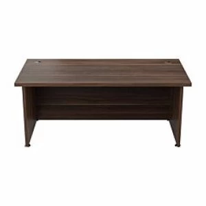 Image of TC Office Regent Rectangular Executive Desk 1800mm, Dark Walnut