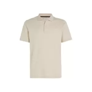 Calvin Klein Smooth Cotton Slim Polo - Beige