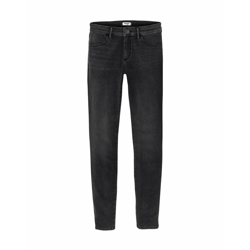 Image of Wrangler Womens skinny Trousers Wrangler in Soft Nights Noir Female 25x32