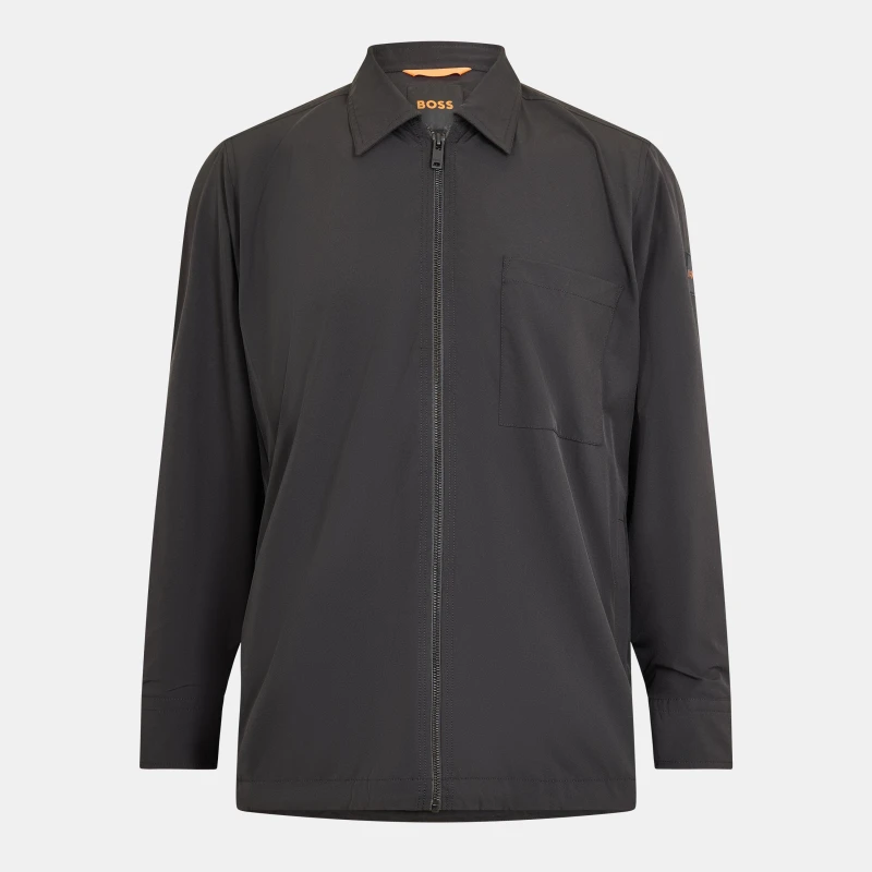 Image of Boss Mens Labizzy M Full Zip T-Shirt Black male XS