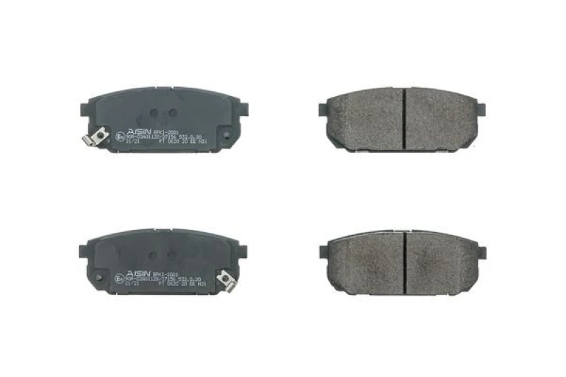 Image of AISIN Brake pad set AISIN BPKI-2001
