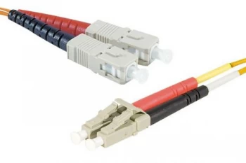 image of Fiber Duplex Patch Cord Om1 62.50/125 Lc/sc- 1 M