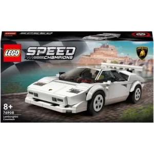 image of LEGO Speed Champions Lamborghini Countach Race Car Set (76908)