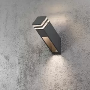 Image of Massa Outdoor Modern Diagonal Angled Wall Light LED, IP54