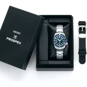 Image of Seiko Prospex Marine Master 'MM300' Diver's Automatic Blue Ocean Dial Silver Stainless Steel Mens Watch SLA023J1 RRP £2800