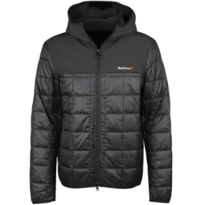 Image of Barbour Mens Stride Fleece Jacket Black Large