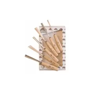 Image of 6 Piece Premium Wood Carving Chisel Set - Stubai