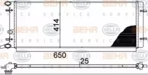 Image of Radiator Heat Exchanger 8MK376888-784 by BEHR