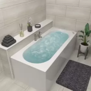 Image of Burford Double Ended Bath with 14 Jet Whirlpool System and 12 Jet Airspa System - 1800 x 800mm
