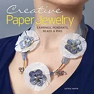 Image of creative paper jewelry earrings pendants beads and pins