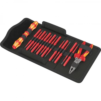 Image of Wera VDE Interchangeable bits set 17 Piece