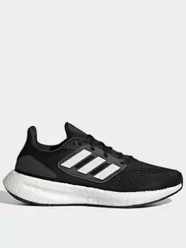 Image of adidas Pureboost 22 - Black/White, Size 6, Women