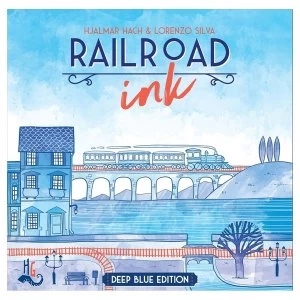 Image of Railroad Ink: Deep Blue Edition Board Game